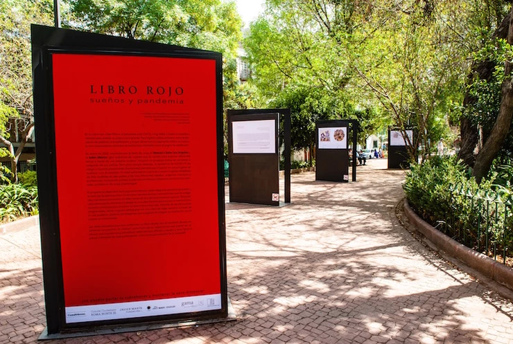 Libro Rojo. Sueños y Pandemia, una exposición en el Parque Luis Cabrera