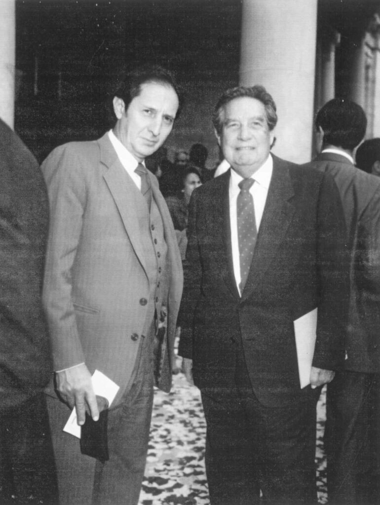 Eduardo Lizalde y Octavio Paz