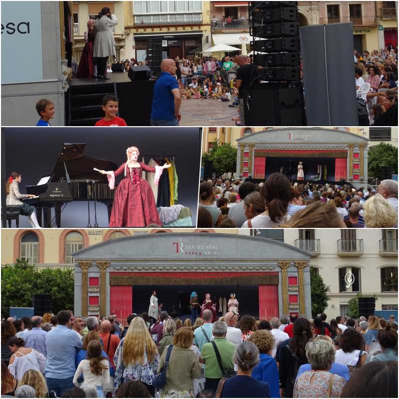 Málaga recibe la Carroza del Teatro Real