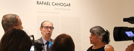 Se presenta obra del artista español  Rafael Canogar, un pintor con historia