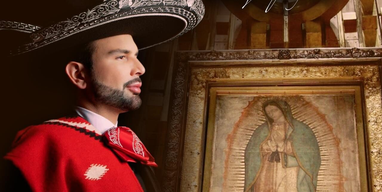 El cantante malagueño Santaella vuelve a llevar mañanitas a la Guadalupana