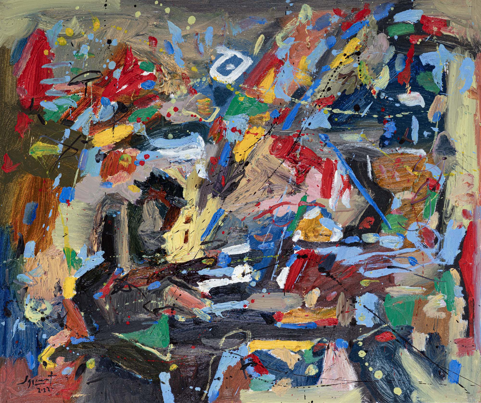 Las obsesiones literarias de Jazzamoart en un libro de pintura y letras.